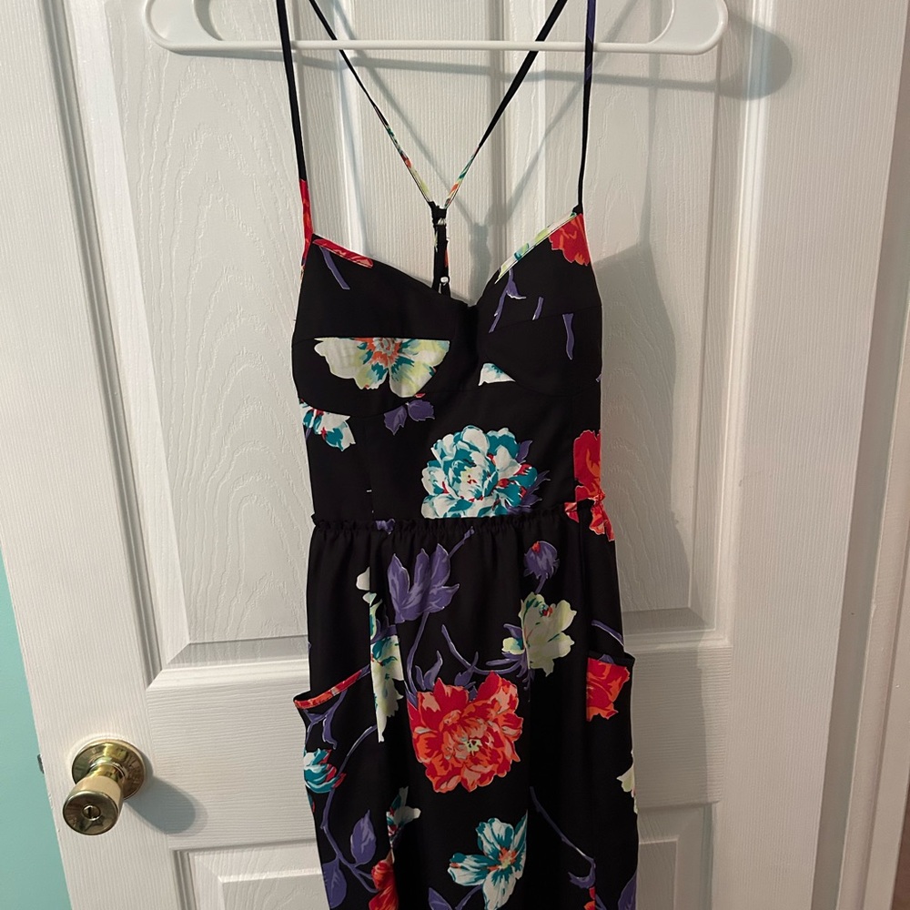 American Eagle Outfitters Black Floral Dress